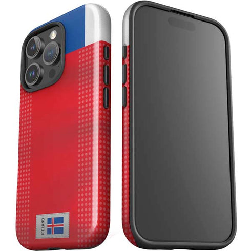 Iceland Soccer Flag iPhone 16 Pro Impact Case