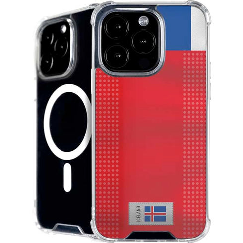 Iceland Soccer Flag iPhone 16 Pro Max MagSafe Case
