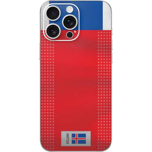 Iceland Soccer Flag iPhone 16 Pro Max Skin