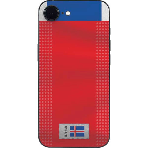 Iceland Soccer Flag iPhone 16e Skin
