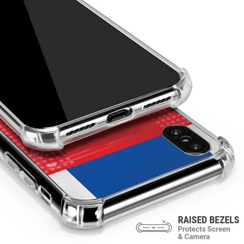 Iceland Soccer Flag iPhone X/XS Clear Case