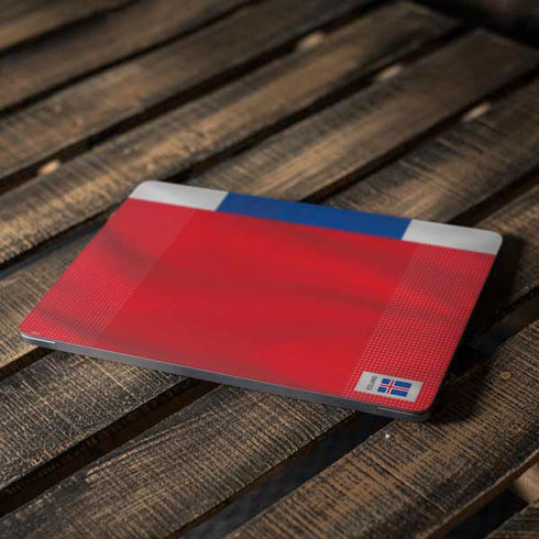 Iceland Soccer Flag Apple MacBook Air Skin