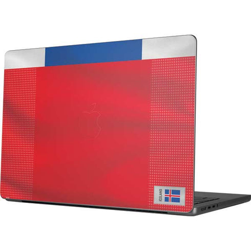 Iceland Soccer Flag Apple MacBook Pro 14-inch Skin
