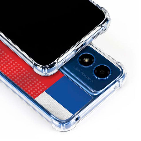 Iceland Soccer Flag Moto G 5G (2024) Clear Case