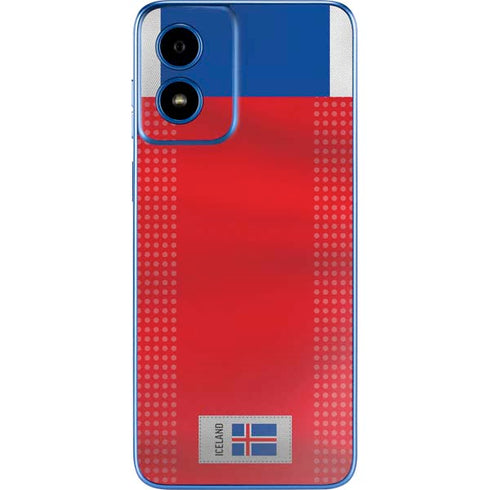 Iceland Soccer Flag Moto G Play 4G (2024) Skin