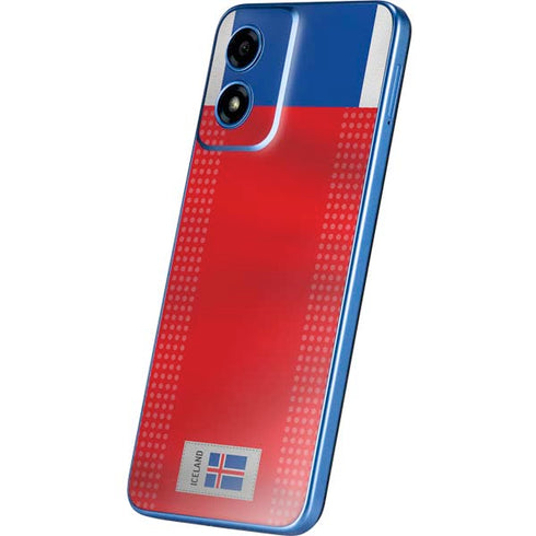 Iceland Soccer Flag Moto G Play 4G (2024) Skin