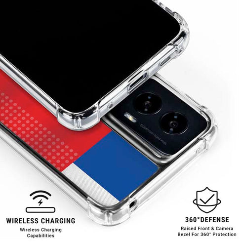 Iceland Soccer Flag Moto G Power 5G (2024) Clear Case