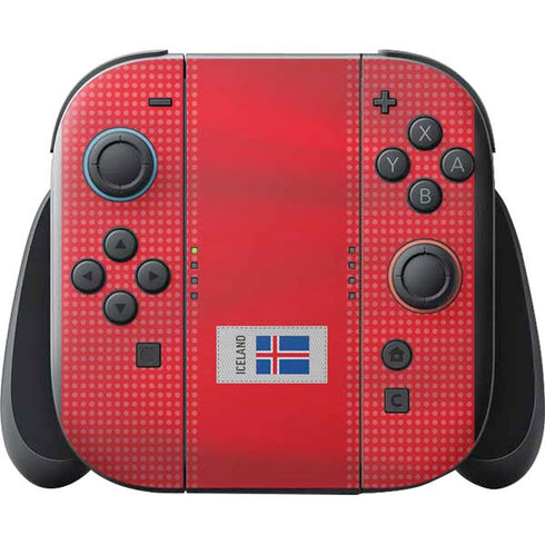 Iceland Soccer Flag Nintendo Switch 2 (2025) with Joy-Con Skin