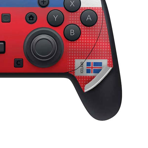 Iceland Soccer Flag Nintendo Switch 2 (2025) Pro Controller Skin