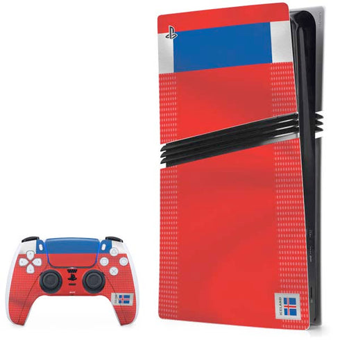 Iceland Soccer Flag PlayStation PS5 Skins