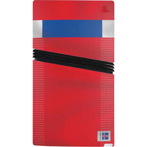 Iceland Soccer Flag PS5 Pro Console Skin