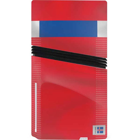 Iceland Soccer Flag PS5 Pro Disk Bundle Skin