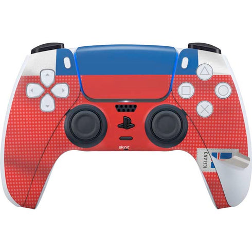 Iceland Soccer Flag PS5 Pro Disk Bundle Skin