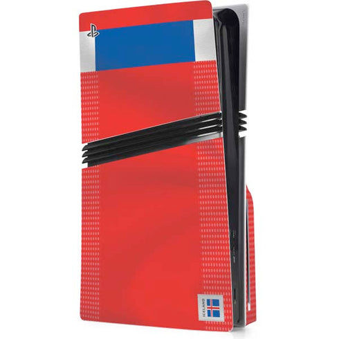 Iceland Soccer Flag PS5 Pro Disk Console Skin