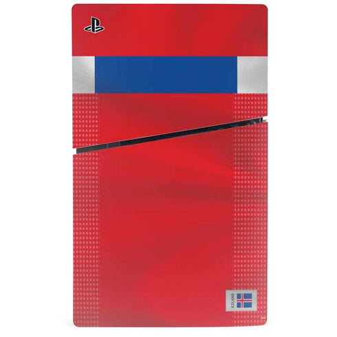 Iceland Soccer Flag PS5 Slim Digital Edition Console Skin