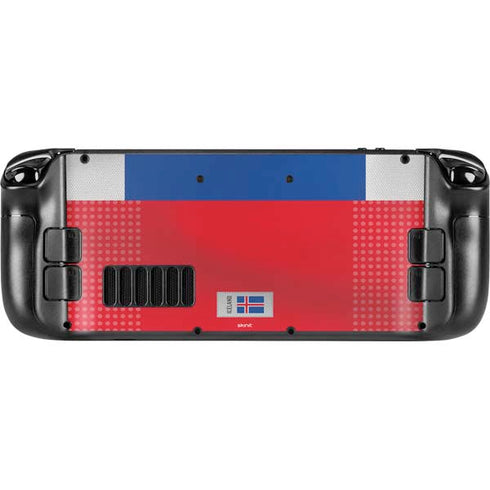 Iceland Soccer Flag Steam Deck Handheld Gaming Computer Skin
