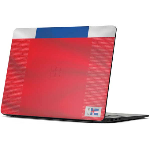 Iceland Soccer Flag Surface Laptop 7 13.8in Skin