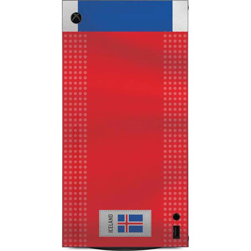 Iceland Soccer Flag XBox Series X Digital Edition Console Skin
