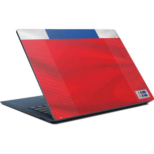 Iceland Soccer Flag Surface Laptop Skin