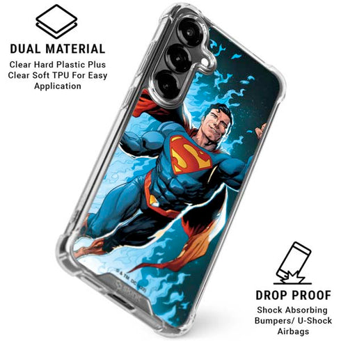 DC Comics Superman Action Comics Cover #976 Art by Gary Frank Galaxy S26 Plus Clear Case