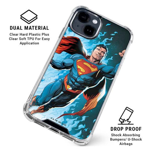 DC Comics Superman Action Comics Cover #976 Art by Gary Frank iPhone 15 Clear Case