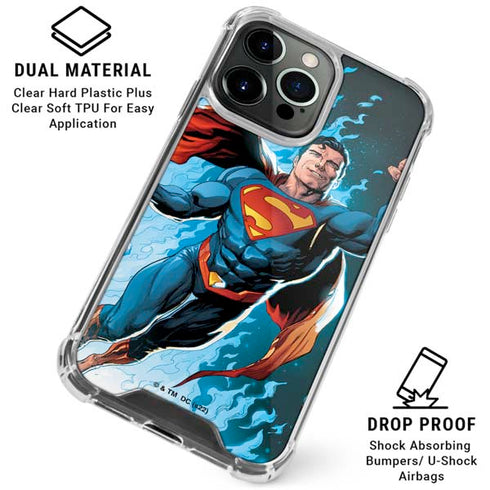 DC Comics Superman Action Comics Cover #976 Art by Gary Frank iPhone 16 Pro Clear Case