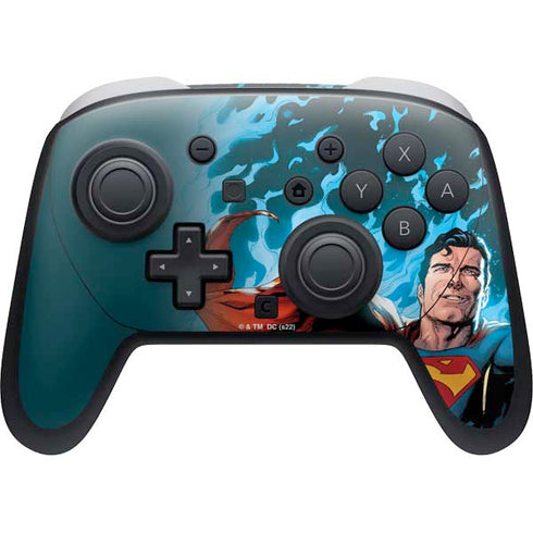 DC Comics Superman Action Comics Cover #976 Art by Gary Frank Nintendo Switch 2 (2025) Pro Controller Skin