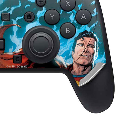 DC Comics Superman Action Comics Cover #976 Art by Gary Frank Nintendo Switch 2 (2025) Pro Controller Skin