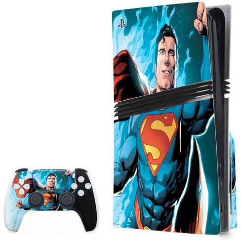 DC Comics Superman Action Comics Cover #976 Art by Gary Frank PS5 Pro Disk Bundle Skin