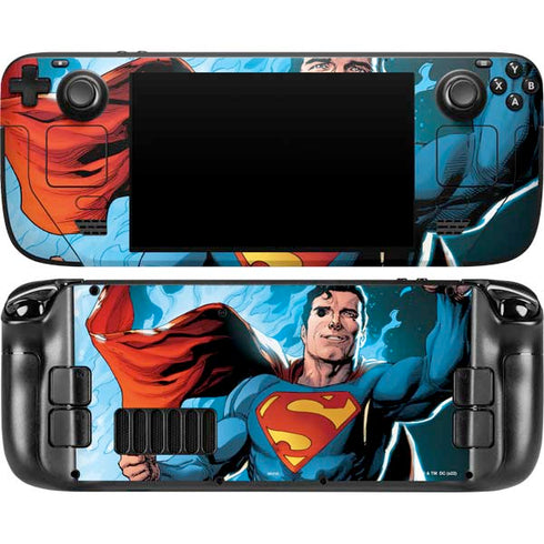 DC Comics Superman Action Comics Cover #976 Art by Gary Frank Steam Deck Handheld Gaming Computer OLED Skin