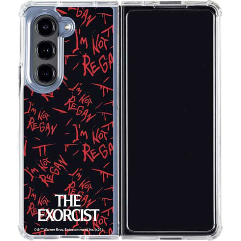 Warner Bros The Exorcist Im Not Regan Galaxy Z Fold5 5G Clear Case
