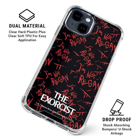 Warner Bros The Exorcist Im Not Regan iPhone 15 Clear Case