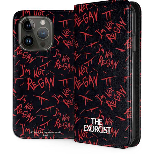 Warner Bros The Exorcist Im Not Regan iPhone 15 Pro Folio Case
