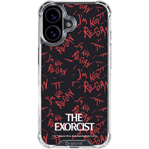 Warner Bros The Exorcist Im Not Regan iPhone 16 Plus Clear Case