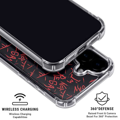 Warner Bros The Exorcist Im Not Regan iPhone 16 Plus Clear Case