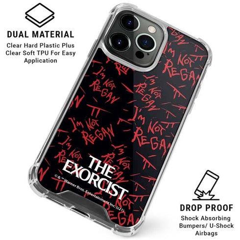 Warner Bros The Exorcist Im Not Regan iPhone 16 Pro Max Clear Case