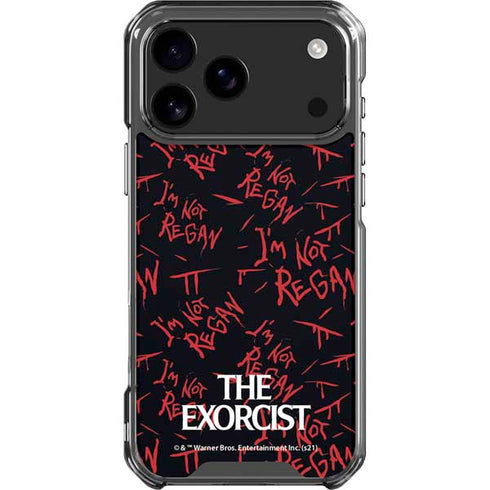 Warner Bros The Exorcist Im Not Regan iPhone 18 Pro Max Clear Case