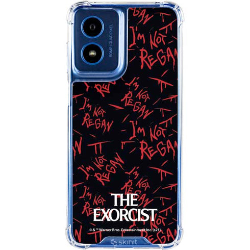 Warner Bros The Exorcist Im Not Regan Moto G 5G (2024) Clear Case