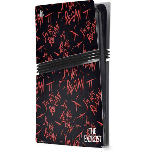 Warner Bros The Exorcist Im Not Regan PS5 Pro Console Skin