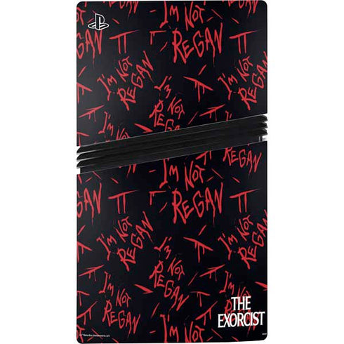 Warner Bros The Exorcist Im Not Regan PS5 Pro Console Skin