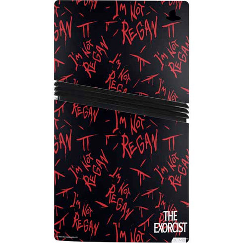 Warner Bros The Exorcist Im Not Regan PS5 Pro Console Skin