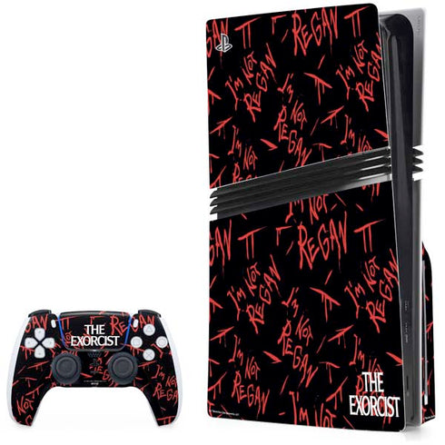 Warner Bros The Exorcist Im Not Regan PS5 Pro Disk Bundle Skin