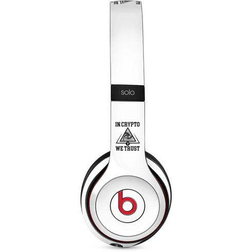 In Crypto We Trust Beats Solo 3 Wireless Skin