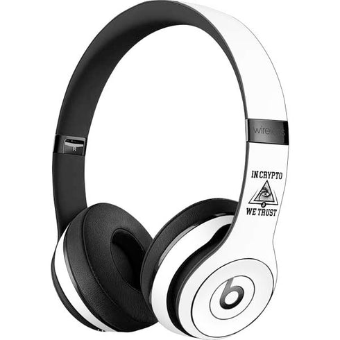 In Crypto We Trust Beats Solo 3 Wireless Skin