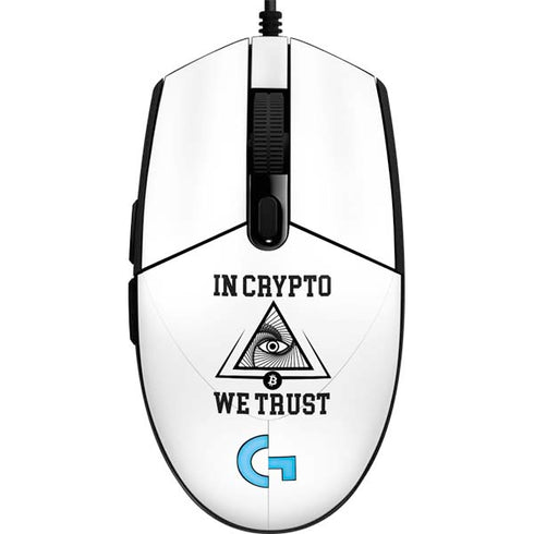 In Crypto We Trust G203 Prodigy RGB Wired Gaming Mouse Skin