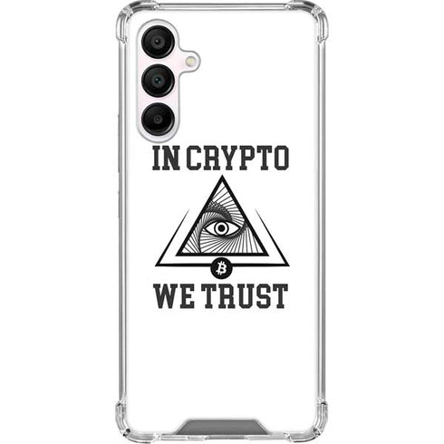 In Crypto We Trust Galaxy A16 5G Clear Case