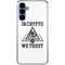 In Crypto We Trust Galaxy A55 5G Clear Case