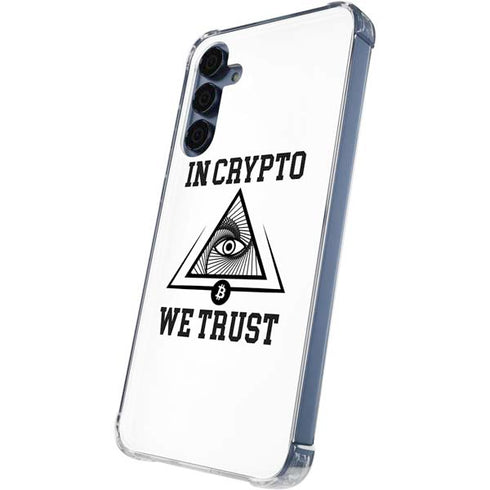 In Crypto We Trust Galaxy A55 5G Clear Case