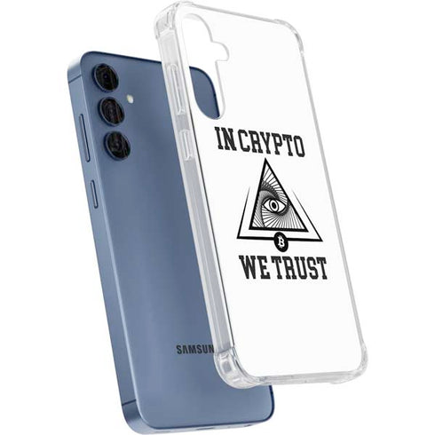 In Crypto We Trust Galaxy A55 5G Clear Case