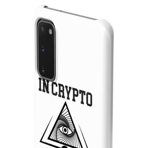 In Crypto We Trust Galaxy S20 Lite Case